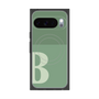 プレミアムスクエアケース with Pixelsnap［ オリジナル - initial two tone - B green ］
