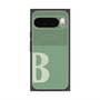 プレミアムスクエアケース with Pixelsnap［ オリジナル - initial two tone - B green ］