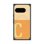プレミアムスクエアケース with Pixelsnap［ オリジナル - initial two tone - C orange ］