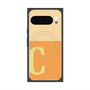 プレミアムスクエアケース with Pixelsnap［ オリジナル - initial two tone - C orange ］