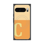 プレミアムスクエアケース with Pixelsnap［ オリジナル - initial two tone - C orange ］