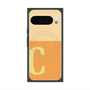 プレミアムスクエアケース with Pixelsnap［ オリジナル - initial two tone - C orange ］