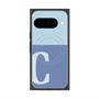 プレミアムスクエアケース with Pixelsnap［ オリジナル - initial two tone - C blue ］