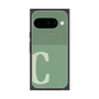 プレミアムスクエアケース with Pixelsnap［ オリジナル - initial two tone - C green ］