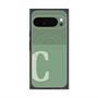 プレミアムスクエアケース with Pixelsnap［ オリジナル - initial two tone - C green ］