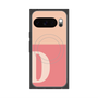 プレミアムスクエアケース with Pixelsnap［ オリジナル - initial two tone - D pink ］