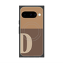 プレミアムスクエアケース with Pixelsnap［ オリジナル - initial two tone - D brown ］