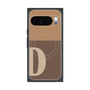 プレミアムスクエアケース with Pixelsnap［ オリジナル - initial two tone - D brown ］