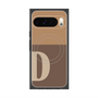 プレミアムスクエアケース with Pixelsnap［ オリジナル - initial two tone - D brown ］