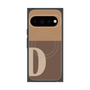 プレミアムスクエアケース with Pixelsnap［ オリジナル - initial two tone - D brown ］