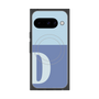 プレミアムスクエアケース with Pixelsnap［ オリジナル - initial two tone - D blue ］