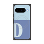 プレミアムスクエアケース with Pixelsnap［ オリジナル - initial two tone - D blue ］