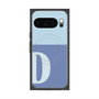 プレミアムスクエアケース with Pixelsnap［ オリジナル - initial two tone - D blue ］