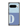 プレミアムスクエアケース with Pixelsnap［ オリジナル - initial two tone - D blue ］