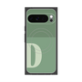 プレミアムスクエアケース with Pixelsnap［ オリジナル - initial two tone - D green ］