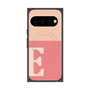プレミアムスクエアケース with Pixelsnap［ オリジナル - initial two tone - E pink ］