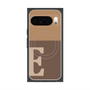 プレミアムスクエアケース with Pixelsnap［ オリジナル - initial two tone - E brown ］