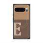 プレミアムスクエアケース with Pixelsnap［ オリジナル - initial two tone - E brown ］