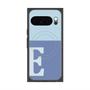 プレミアムスクエアケース with Pixelsnap［ オリジナル - initial two tone - E blue ］