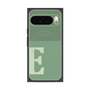 プレミアムスクエアケース with Pixelsnap［ オリジナル - initial two tone - E green ］