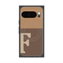 プレミアムスクエアケース with Pixelsnap［ オリジナル - initial two tone - F brown ］