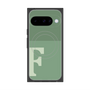 プレミアムスクエアケース with Pixelsnap［ オリジナル - initial two tone - F green ］