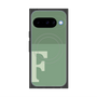 プレミアムスクエアケース with Pixelsnap［ オリジナル - initial two tone - F green ］