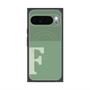 プレミアムスクエアケース with Pixelsnap［ オリジナル - initial two tone - F green ］