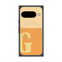 プレミアムスクエアケース with Pixelsnap［ オリジナル - initial two tone - G orange ］