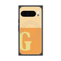 プレミアムスクエアケース with Pixelsnap［ オリジナル - initial two tone - G orange ］