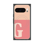 プレミアムスクエアケース with Pixelsnap［ オリジナル - initial two tone - G pink ］