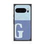 プレミアムスクエアケース with Pixelsnap［ オリジナル - initial two tone - G blue ］