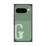 プレミアムスクエアケース with Pixelsnap［ オリジナル - initial two tone - G green ］
