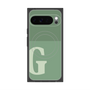 プレミアムスクエアケース with Pixelsnap［ オリジナル - initial two tone - G green ］