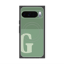 プレミアムスクエアケース with Pixelsnap［ オリジナル - initial two tone - G green ］
