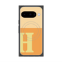 プレミアムスクエアケース with Pixelsnap［ オリジナル - initial two tone - H orange ］