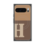 プレミアムスクエアケース with Pixelsnap［ オリジナル - initial two tone - H brown ］