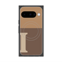 プレミアムスクエアケース with Pixelsnap［ オリジナル - initial two tone - I brown ］