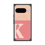 プレミアムスクエアケース with Pixelsnap［ オリジナル - initial two tone - K pink ］