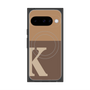 プレミアムスクエアケース with Pixelsnap［ オリジナル - initial two tone - K brown ］