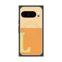 プレミアムスクエアケース with Pixelsnap［ オリジナル - initial two tone - L orange ］