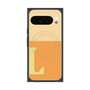 プレミアムスクエアケース with Pixelsnap［ オリジナル - initial two tone - L orange ］