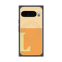 プレミアムスクエアケース with Pixelsnap［ オリジナル - initial two tone - L orange ］
