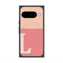 プレミアムスクエアケース with Pixelsnap［ オリジナル - initial two tone - L pink ］