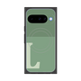プレミアムスクエアケース with Pixelsnap［ オリジナル - initial two tone - L green ］