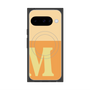 プレミアムスクエアケース with Pixelsnap［ オリジナル - initial two tone - M orange ］