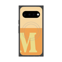 プレミアムスクエアケース with Pixelsnap［ オリジナル - initial two tone - M orange ］