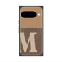 プレミアムスクエアケース with Pixelsnap［ オリジナル - initial two tone - M brown ］