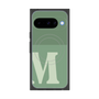 プレミアムスクエアケース with Pixelsnap［ オリジナル - initial two tone - M green ］