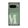 プレミアムスクエアケース with Pixelsnap［ オリジナル - initial two tone - M green ］